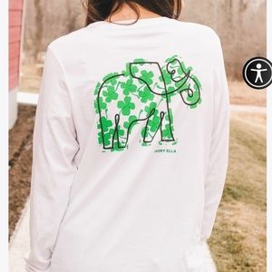 Ivory Ella  Lucky Clover Long Sleeve T-shirt st. Patrick’s day - Size small